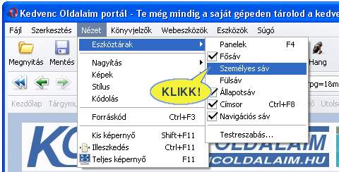 Opera képernyő